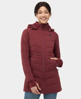 Women's Heated Puffer Parka Jacket - New Colors