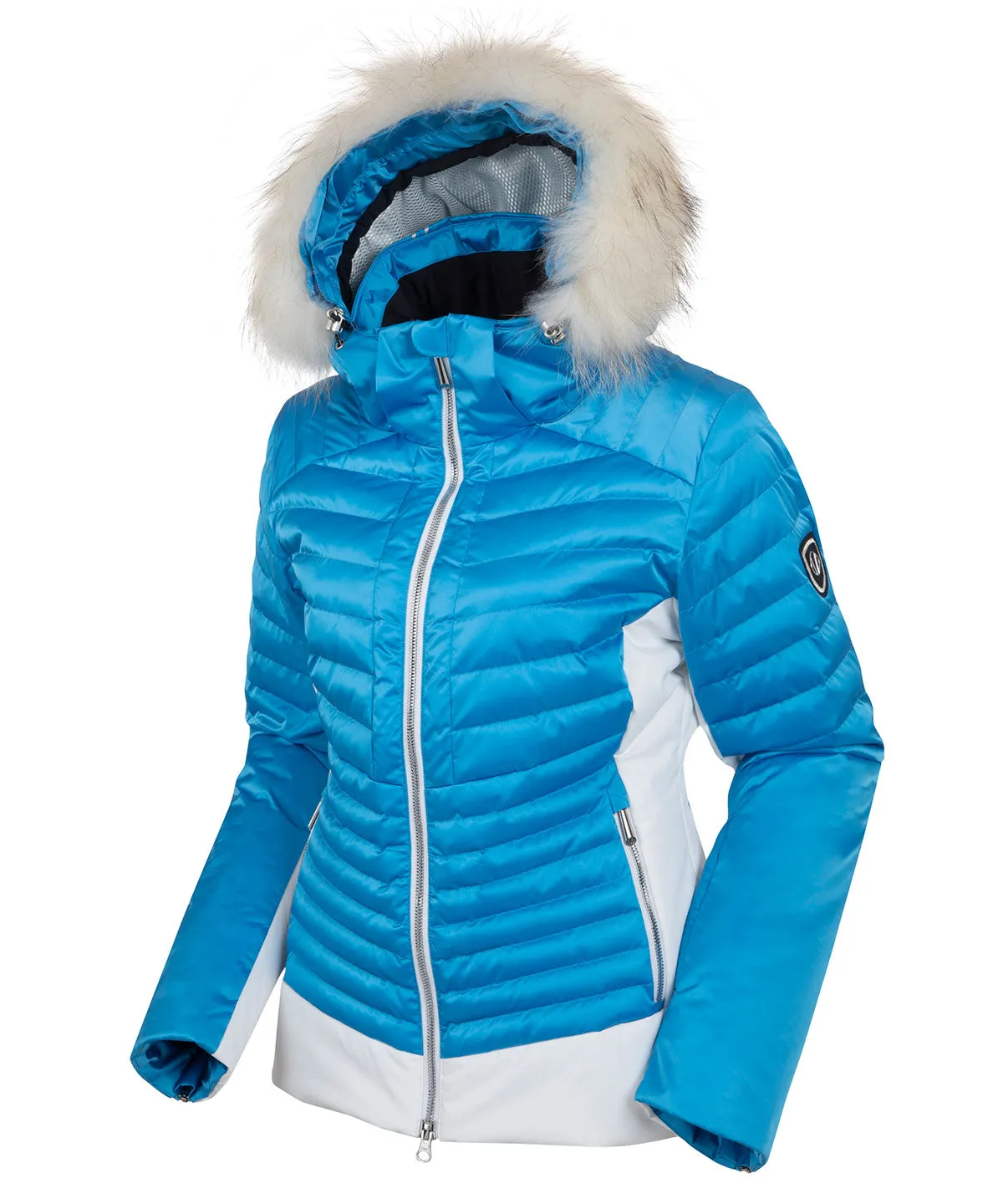 Women's Kendall Waterproof Quilted Jacket with Removable Fur Hood